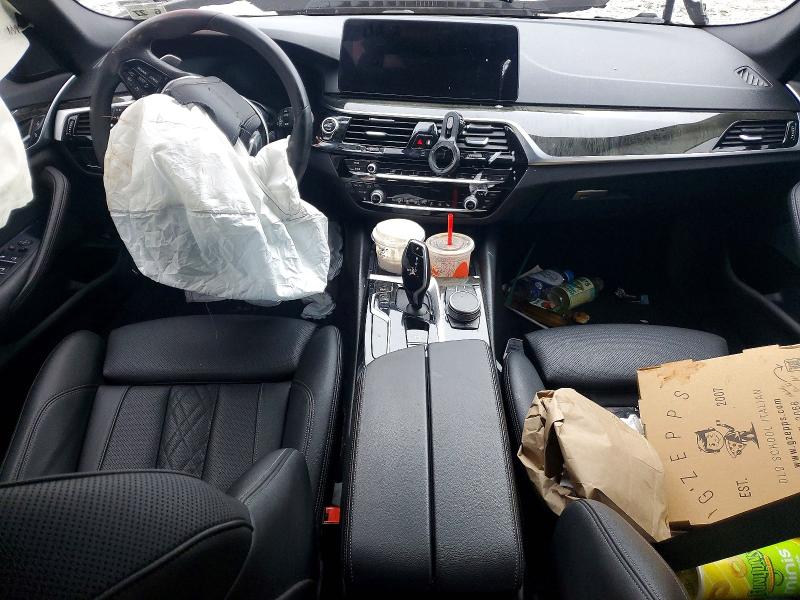 2022 BMW 5er VIN WBA13BJ08NCJ51421 COPART salvage auction — FRONT END, Nj - Cert Of Title-Salvage, sold $4,150 on 2026-07-29 (photo 8)