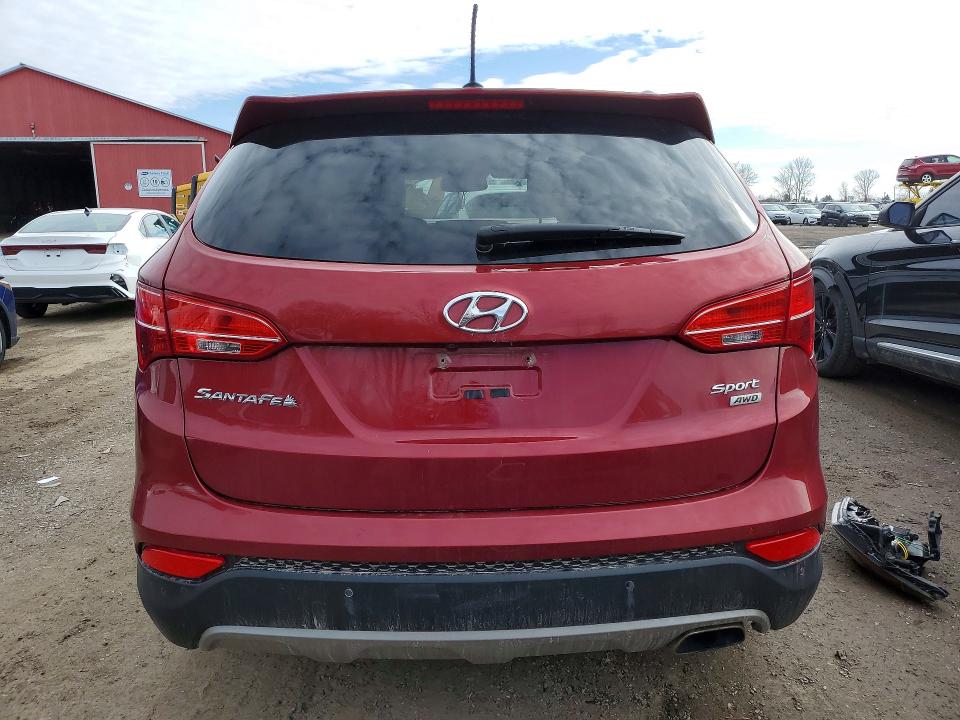 2015 Hyundai Santa fe VIN 5XYZUDLB8FG291074 COPART salvage auction — FRONT END, ON - PERMIT SALVAGE, sold $1,750 on 2026-07-28 (photo 6)