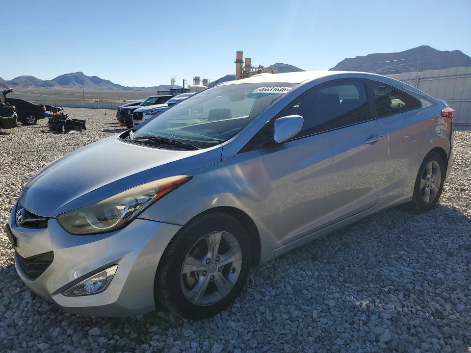 2013 Hyundai Elantra VIN KMHDH6AE1DU007430 COPART salvage auction — MINOR DENT/SCRATCHES, Nv - Certificate Of Title, sold $800 on 2026-07-29 (photo 1)