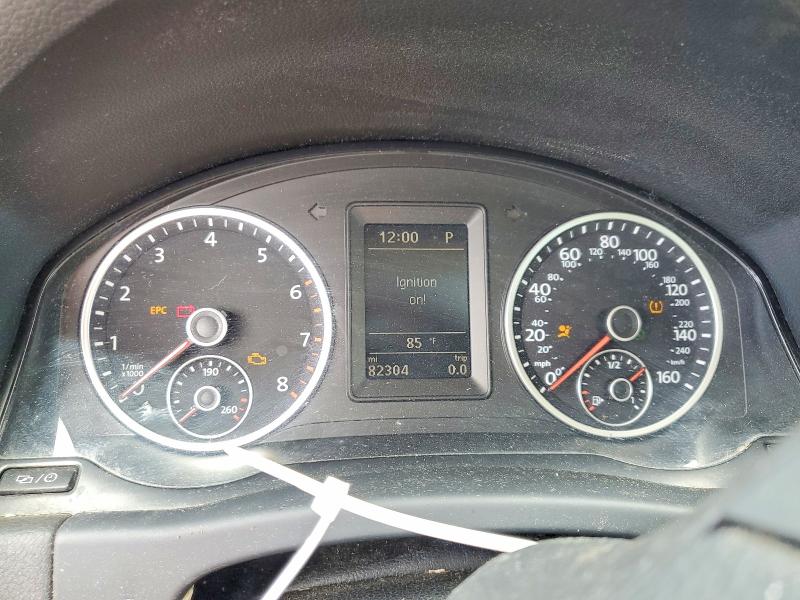 2014 Volkswagen Tiguan VIN WVGAV3AX0EW600150 COPART salvage auction — WATER/FLOOD, Hi - Certificate Of Salvage, sold $2 on 2026-08-10 (photo 9)
