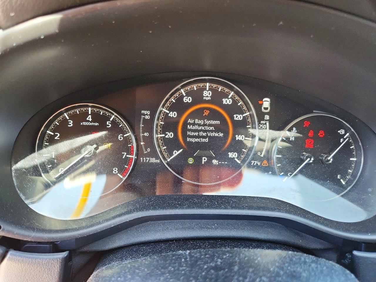 2024 Mazda CX-30 VIN 3MVDMBBM6RM655533 COPART salvage auction — Front End, TX - SALVAGE VEHICLE TITLE, sold $4,150 on 2026-07-09 (photo 9)