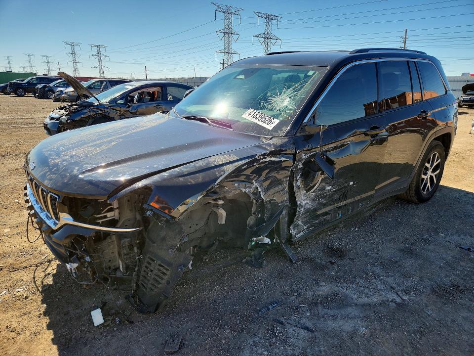 2023 Jeep Cherokee VIN 1C4RJGBG9PC537305 COPART salvage auction — FRONT END, Id - Salvage Certificate Of Title, sold $250 on 2026-07-09 (photo 1)