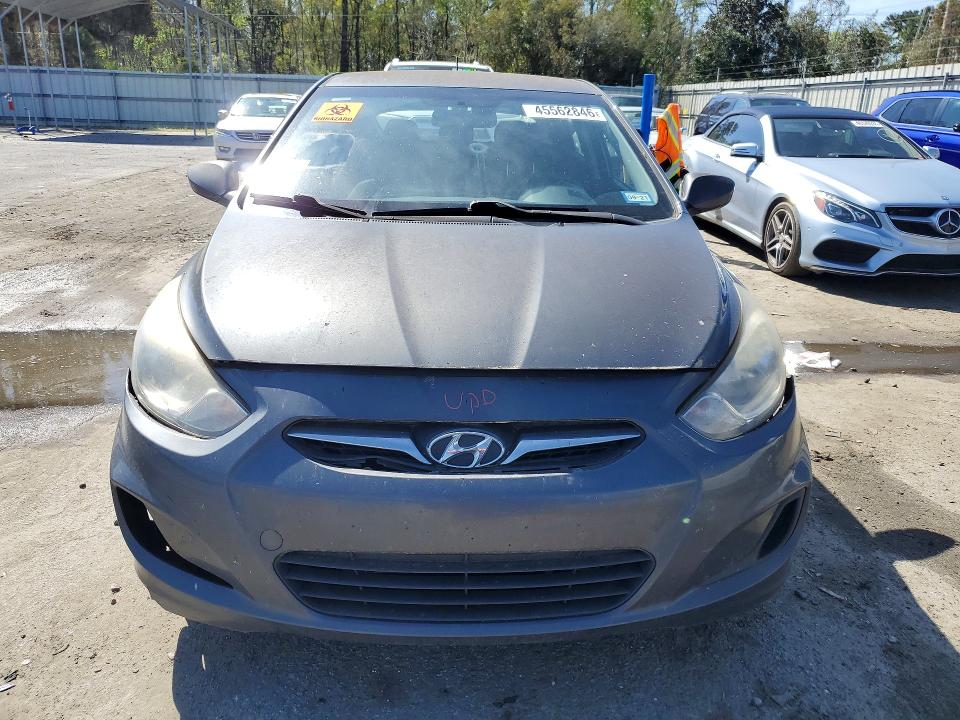 2013 Hyundai Accent VIN KMHCT5AE1DU088594 COPART salvage auction — FRONT END, Pa - Certificate Of Salvage, sold $500 on 2026-07-13 (photo 5)