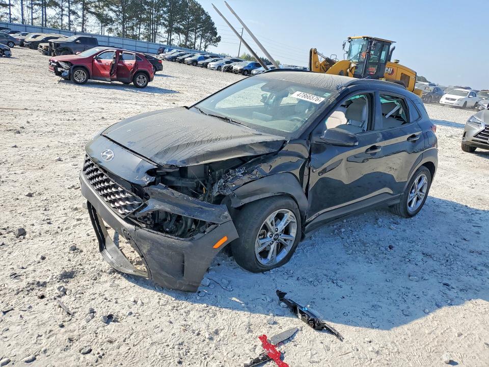 2022 Hyundai Kona VIN KM8K62ABXNU850703 COPART salvage auction — FRONT END, Ga - Cert Of Title-Salvage, sold $3,000 on 2026-07-27 (photo 1)