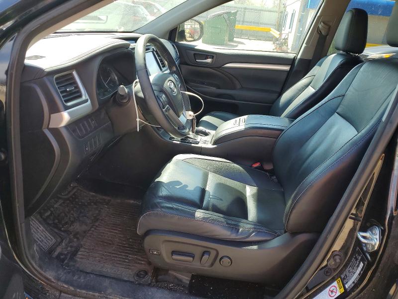 2015 Toyota Highlander VIN 5TDJKRFH5FS101430 COPART salvage auction — REAR END, KS - CERT OF TITLE-SALVAGE, sold $7,300 on 2026-07-27 (photo 7)