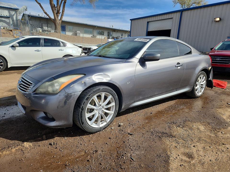 2014 Infiniti Q60 VIN JN1CV6EL3EM132404 COPART salvage auction — REAR END, Nm - Cert Of Title-Salvage, sold $1,200 on 2026-07-13 (photo 1)