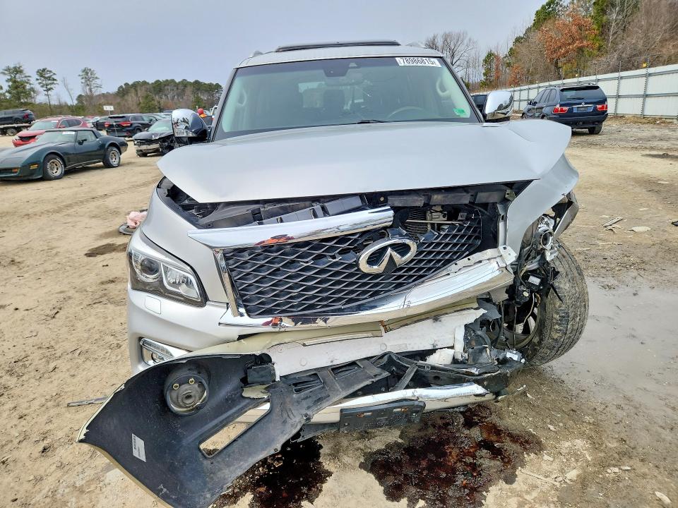 2017 Infiniti Qx80 VIN JN8AZ2NC6H9430250 COPART salvage auction — MECHANICAL, Va - Cert Of Title - Salvage, sold $250 on 2026-07-28 (photo 5)