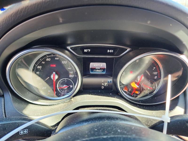 2018 Mercedes-benz Cla-klasse VIN WDDSJ4GB0JN576847 COPART salvage auction — FRONT END, Tx - Salvage Vehicle Title, sold $3,600 on 2026-07-08 (photo 9)