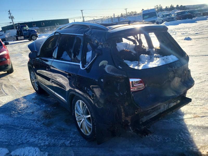 2016 Volkswagen Tiguan VIN WVGJV7AX8GW500565 COPART salvage auction — BURN, Nl - Non-Repairable, sold $80 on 2026-08-06 (photo 2)