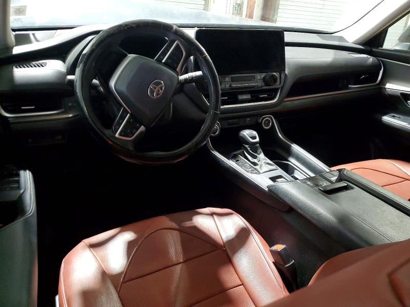 2024 Toyota Highlander VIN 5TDAAAB59RS039096 COPART salvage auction — FRONT END, IN - CERTIFICATE OF TITLE, sold $16,700 on 2026-07-21 (photo 8)
