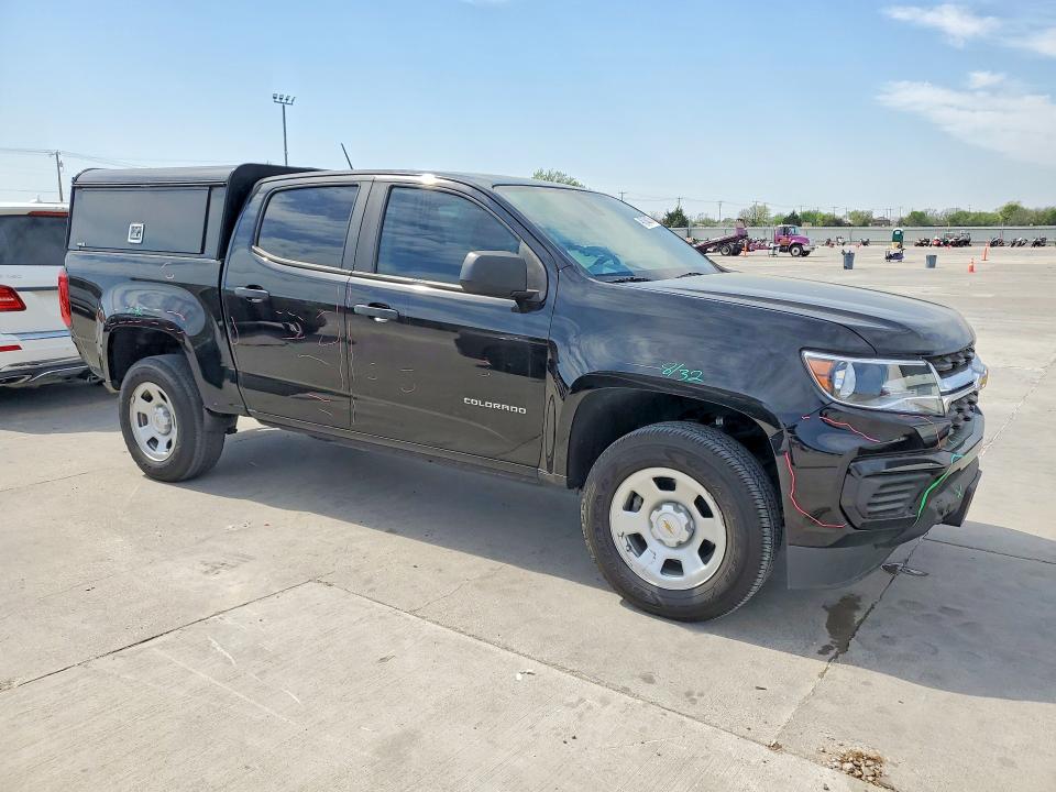 2021 Chevrolet Colorado VIN 1GCGSBEN5M1282595 COPART salvage auction — FRONT END, Salvage Title, sold $7,300 on 2026-07-09 (photo 4)