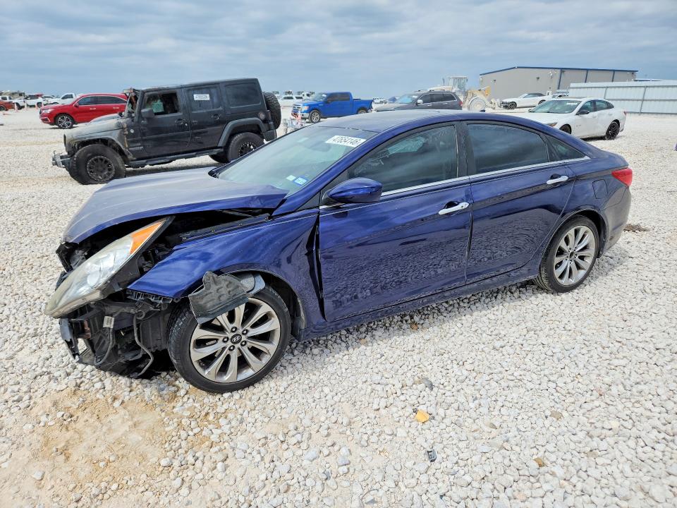 2013 Hyundai Sonata VIN 5NPEC4AC1DH538454 COPART salvage auction — FRONT END, TX, sold $250 on 2026-07-09 (photo 1)