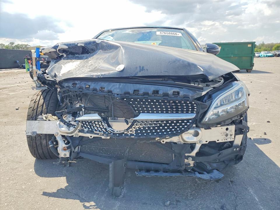 2019 Mercedes-benz C-klasse VIN WDDWK8DB8KF781838 COPART salvage auction — FRONT END, Fl - Certificate Of Title, sold $6,800 on 2026-07-30 (photo 5)