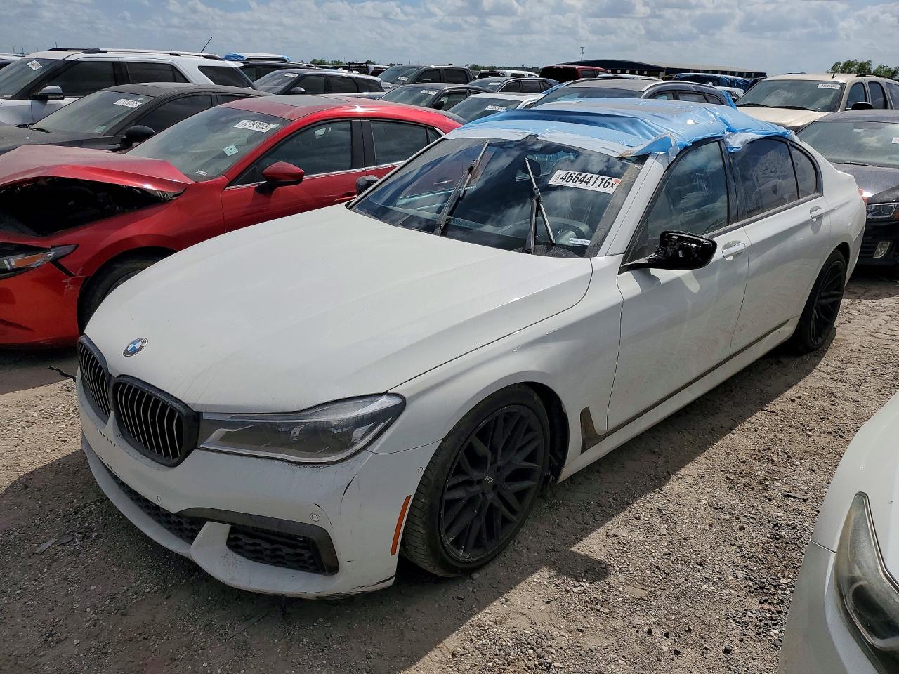 2019 BMW 7 Series VIN WBA7F2C58KB239932 COPART salvage auction — Water/Flood, TX - SALVAGE TITLE-FLOOD DAMAGE, sold $4,050 on 2026-07-02 (photo 1)