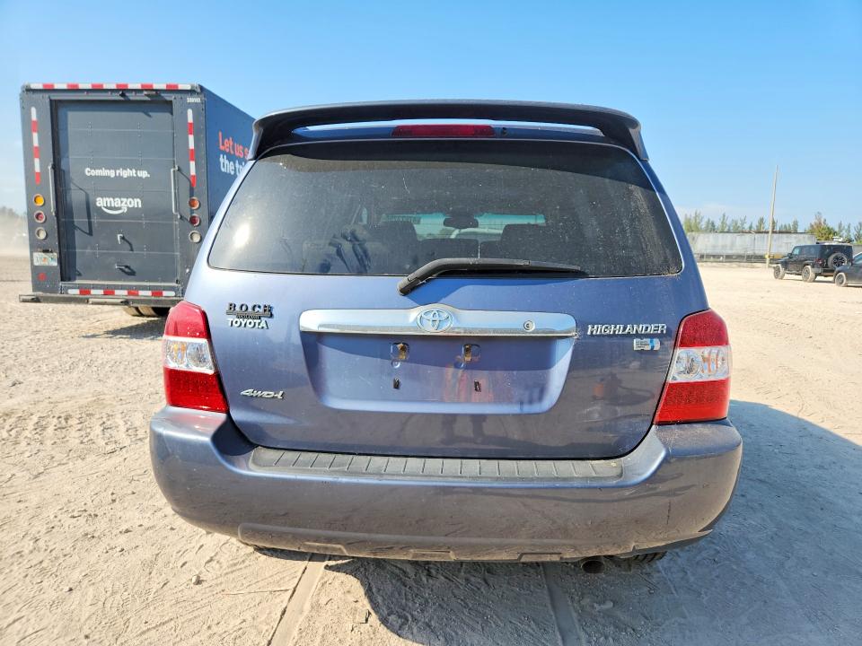 2006 Toyota Highlander hybrid VIN JTEEW21A960021005 COPART salvage auction — FRONT END, MA - CERTIFICATE OF TITLE, sold $750 on 2026-07-02 (photo 6)