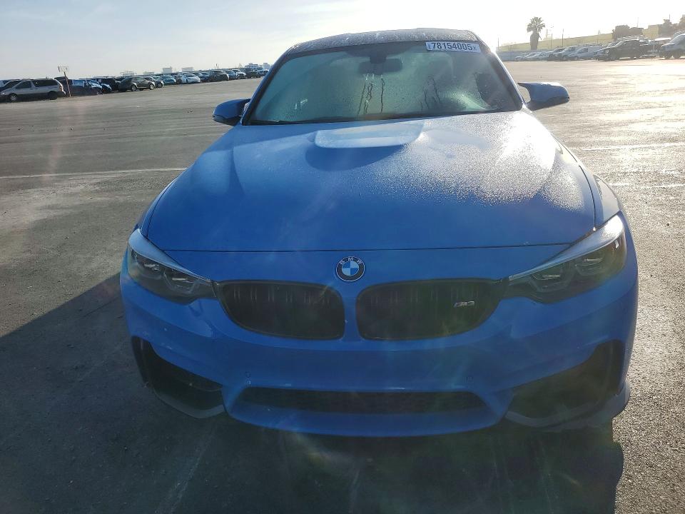 2018 BMW M3 VIN WBS8M9C51J5K98882 COPART salvage auction — VANDALISM, Ca - Salvage Certificate, sold $24,700 on 2026-07-27 (photo 5)