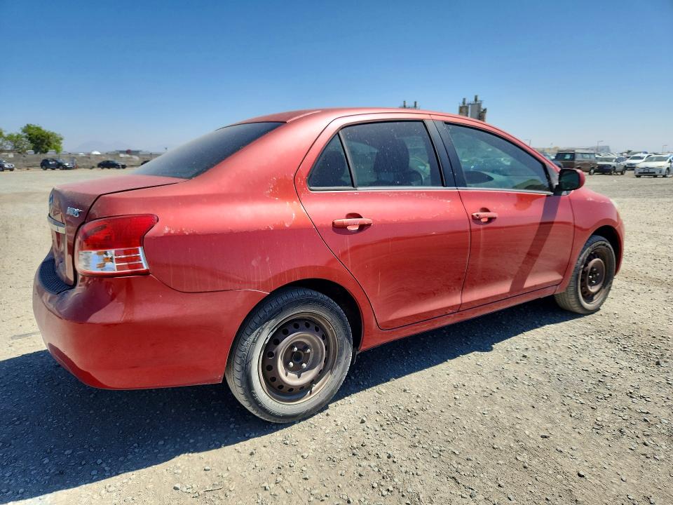 2009 Toyota Yaris VIN JTDBT903694046372 COPART salvage auction — REAR END, Ca - App For Dup Salvage Or Ac, sold $1,050 on 2026-07-02 (photo 3)