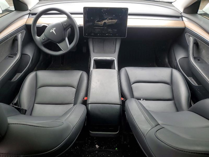 2023 Tesla Model 3 VIN LRW3E1FA0PC845232 COPART salvage auction — REAR END, Salvage Title, sold $8,300 on 2026-07-14 (photo 8)