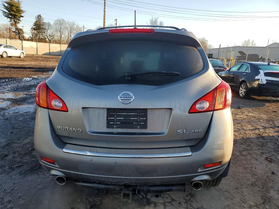 2010 Nissan Murano VIN JN8AZ1MW5AW130311 COPART salvage auction — FRONT END, Pa - Certificate Of Salvage, sold $550 on 2026-07-13 (photo 6)
