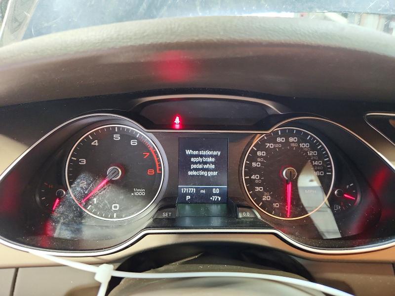 2014 Audi A4 VIN WAUFFAFL6EN035794 COPART salvage auction — SIDE, Wv - Salvage Certificate, sold $825 on 2026-07-28 (photo 9)