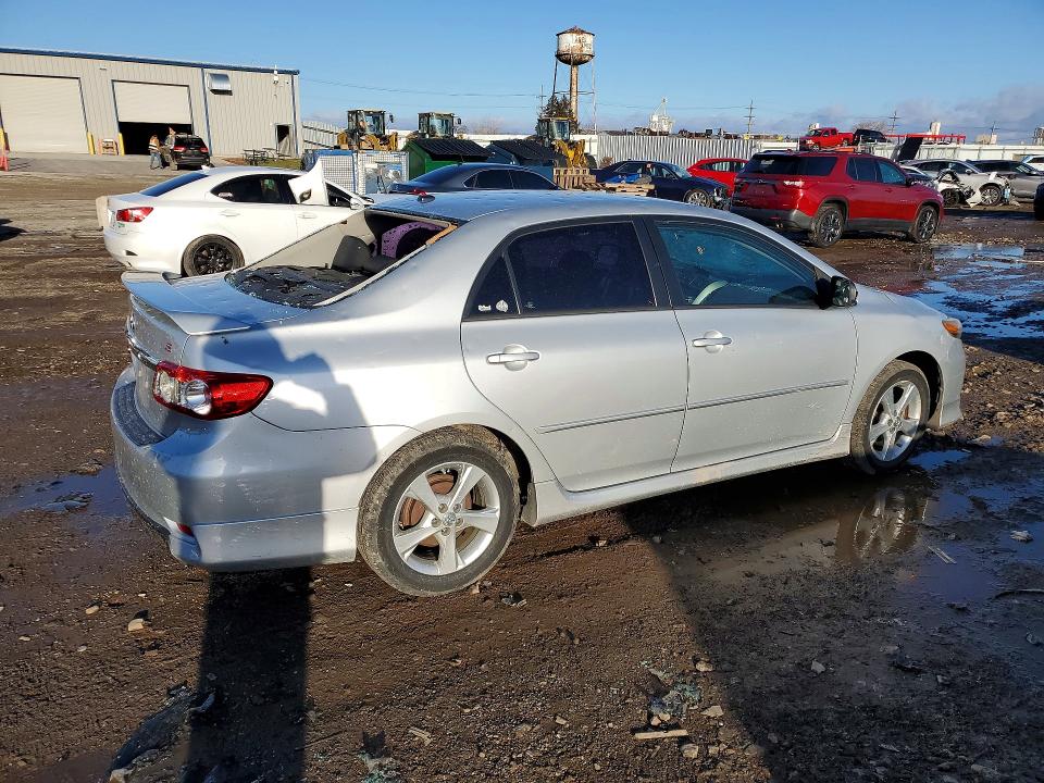 2013 Toyota Corolla VIN 5YFBU4EE4DP210332 COPART salvage auction — HAIL, Ut - Salvage Certificate, sold $2,200 on 2026-07-06 (photo 3)