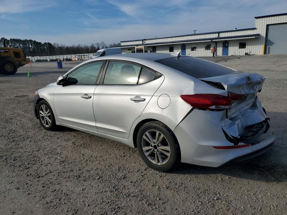 2017 Hyundai Elantra VIN KMHD84LF3HU203532 COPART salvage auction — REAR END, Nc - Salvage Certificate Of Title, sold $975 on 2026-07-20 (photo 2)