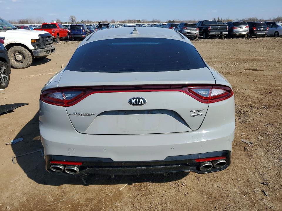 2018 Kia Stinger VIN KNAE35LC2J6039183 COPART salvage auction — NORMAL WEAR, Il - Salvage Certificate, sold $10,300 on 2026-07-14 (photo 6)
