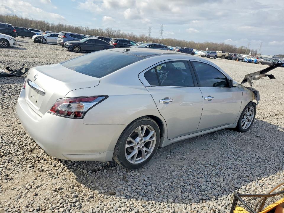 2012 Nissan Maxima VIN 1N4AA5AP4CC830189 COPART salvage auction — BURN, TN - SALVAGE CERTIFICATE, sold $200 on 2026-07-02 (photo 3)