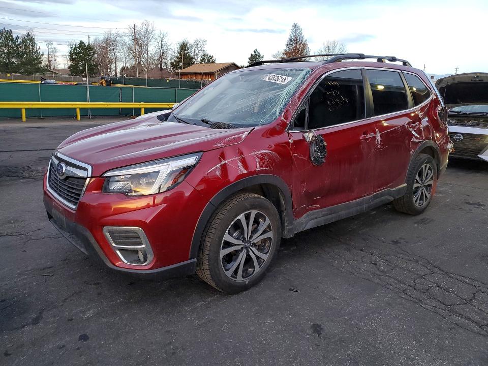 2021 Subaru Forester VIN JF2SKASCXMH483084 COPART salvage auction — ROLLOVER, Id - Salvage Certificate Of Title, sold $2,900 on 2026-07-14 (photo 1)