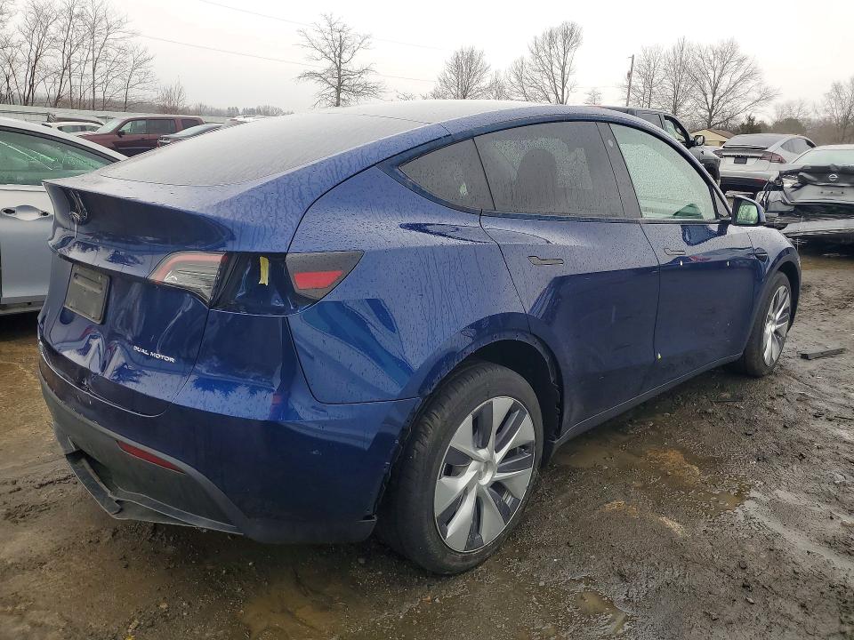 2023 Tesla Model y VIN 7SAYGDEE3PA116170 COPART salvage auction — REAR END, Nj - Cert Of Title-Salvage, sold $225 on 2026-07-27 (photo 3)