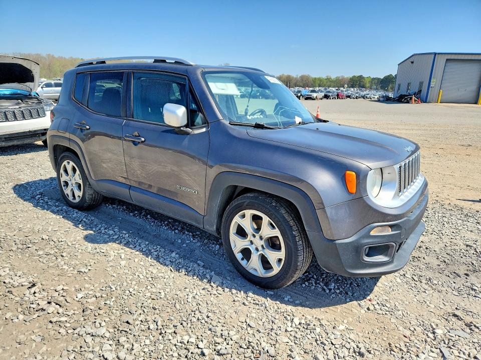 2016 Jeep Renegade VIN ZACCJADT6GPC54904 COPART salvage auction — SIDE, AR - CERT OF TITLE-SALVAGE, sold $500 on 2026-07-13 (photo 4)