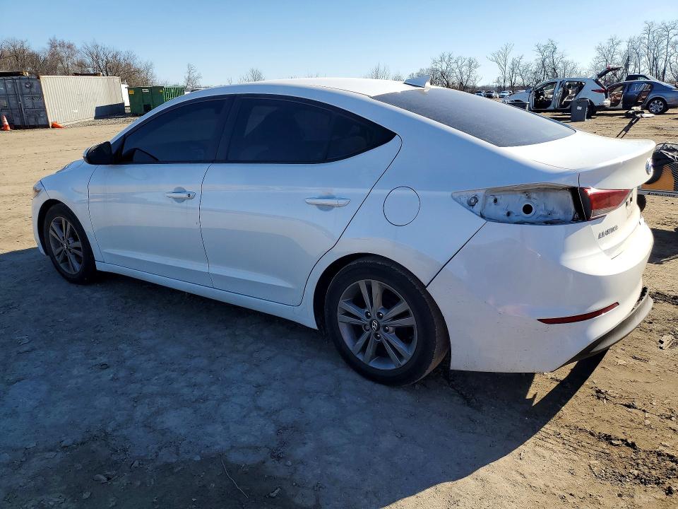 2017 Hyundai Elantra VIN 5NPD84LF1HH120499 COPART salvage auction — REAR END, Md - Cert Of Salvage > 75% Damage, sold $2,200 on 2026-07-23 (photo 2)