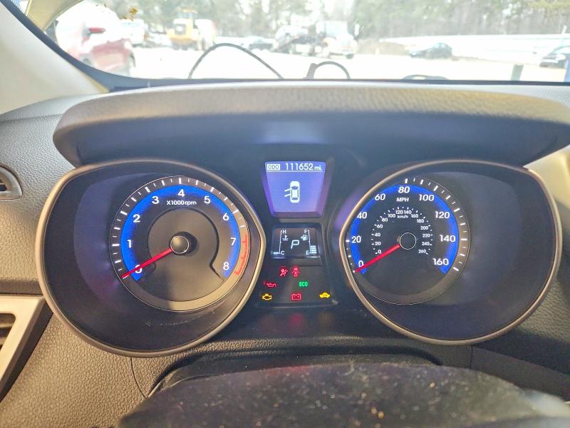 2016 Hyundai Elantra VIN KMHD35LH5GU298602 COPART salvage auction — MECHANICAL, MN - CERTIFICATE OF TITLE, sold $525 on 2026-07-23 (photo 9)