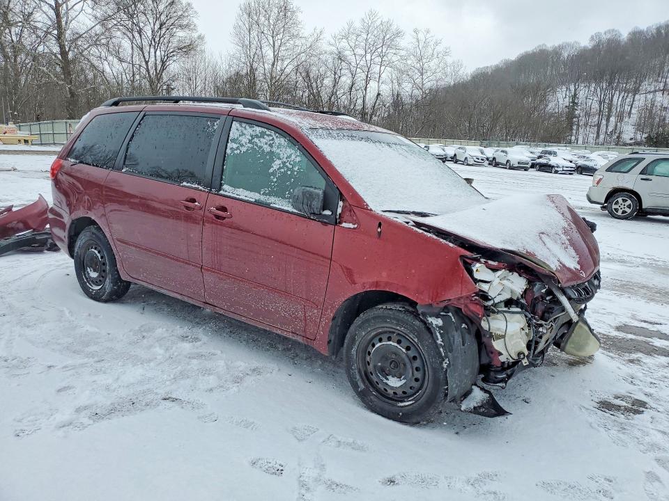 2010 Toyota Sienna VIN 5TDKK4CC1AS299027 COPART salvage auction — FRONT END, Il - Certificate Of Title, sold $1,350 on 2026-07-02 (photo 4)