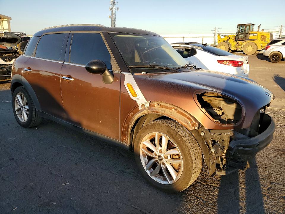 2014 Mini Cooper VIN WMWZB3C59EWR38929 COPART salvage auction — FRONT END, Salvage Title, sold $775 on 2026-07-13 (photo 4)
