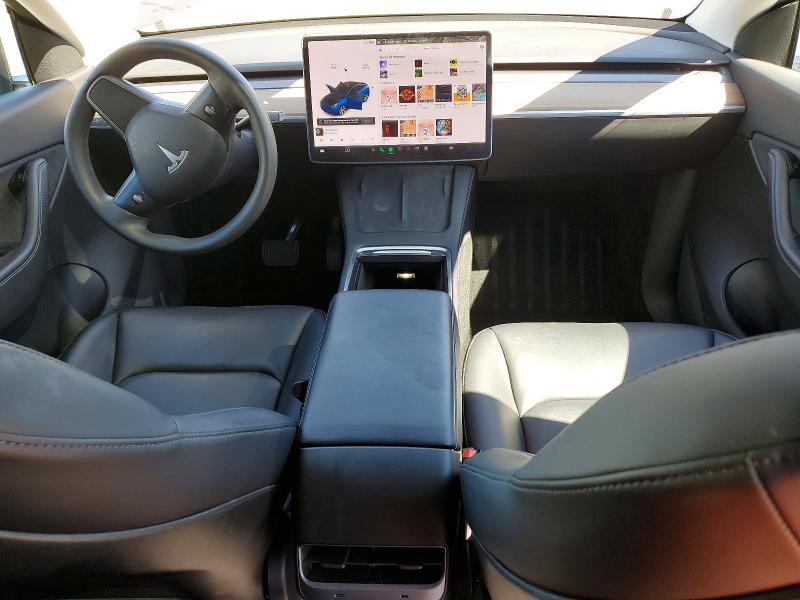 2021 Tesla Model y VIN 5YJYGDEE1MF172815 COPART salvage auction — SIDE, Salvage Title, sold $8,200 on 2026-07-14 (photo 8)