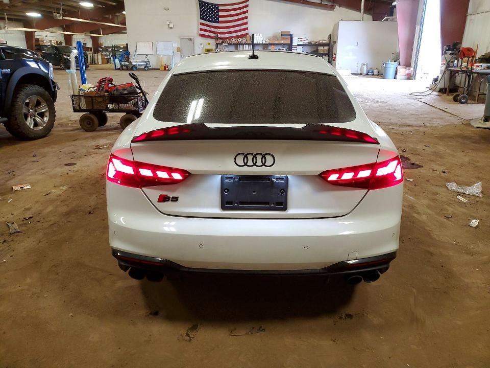 2025 Audi Rs5 VIN WAUC4CF51SA014960 COPART salvage auction — FRONT END, Salvage Title, sold $12,600 on 2026-08-14 (photo 6)