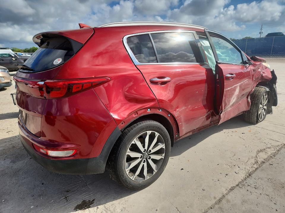 2019 Kia Sportage VIN KNDPN3AC3K7577495 COPART salvage auction — FRONT END, Fl - Certificate Of Destruction, sold $1,900 on 2026-07-06 (photo 3)