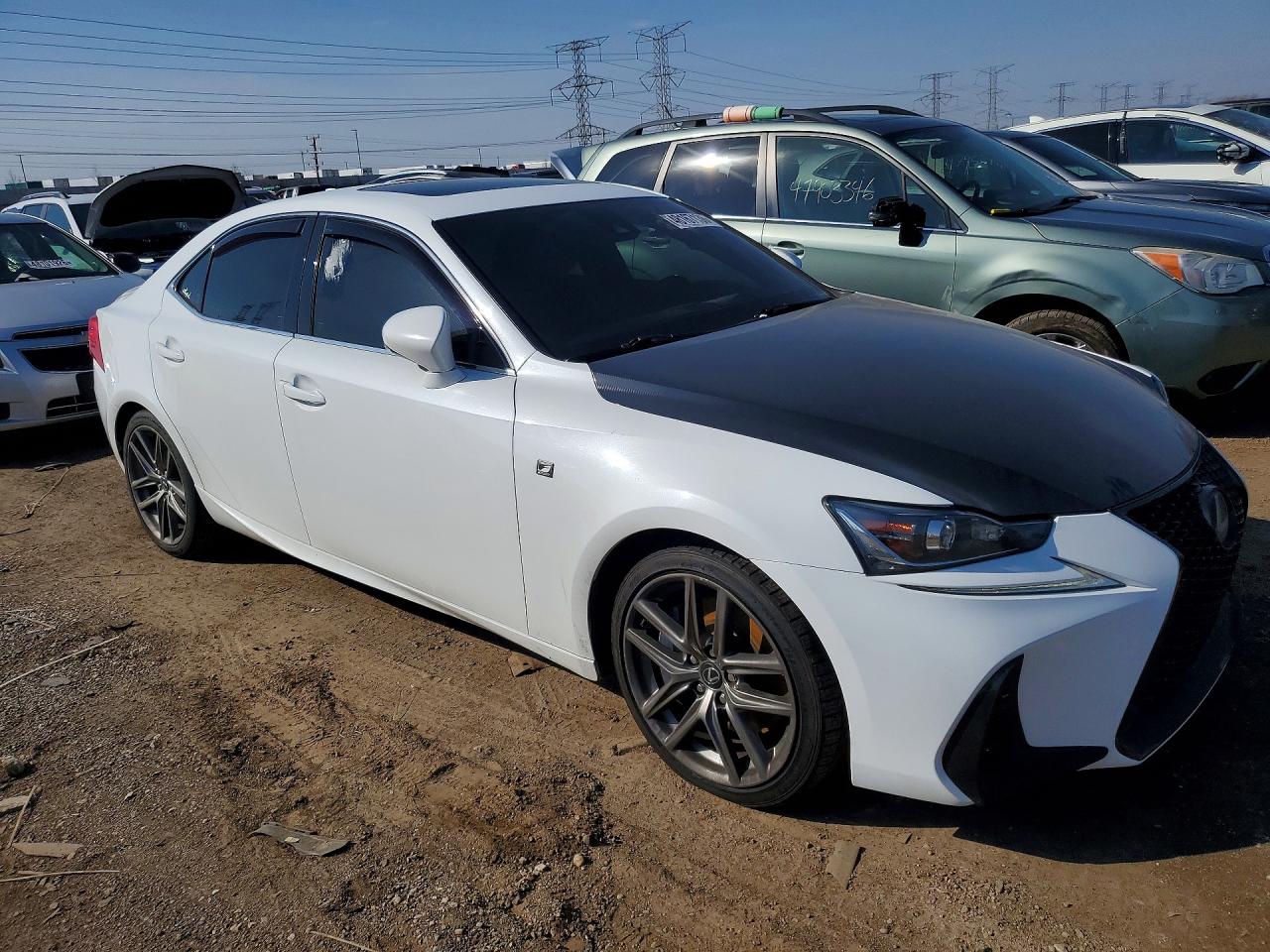 2017 Lexus IS 300 VIN JTHCM1D22H5018693 COPART salvage auction — Side, IL - SALVAGE CERTIFICATE, sold $5,500 on 2026-06-30 (photo 4)