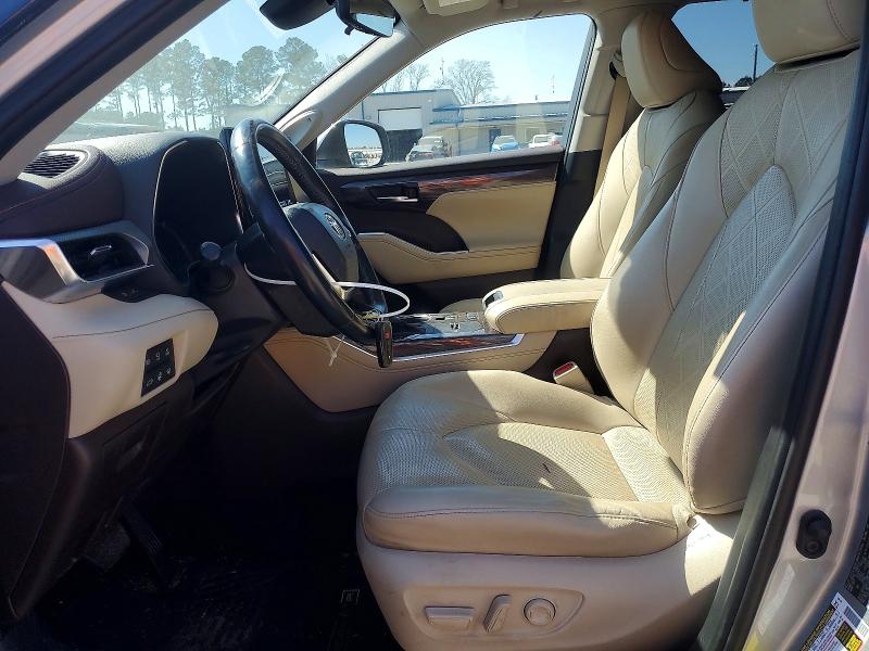 2021 Toyota Highlander VIN 5TDFARAH9MS005331 COPART salvage auction — FRONT END, Sc - Cert Of Title-Salvage, sold $14,800 on 2026-07-06 (photo 7)