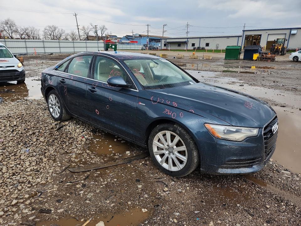 2014 Audi VIN WAUFGAFC5EN075409 COPART salvage auction — HAIL, Il - Salvage Certificate, sold $1,450 on 2026-07-03 (photo 4)