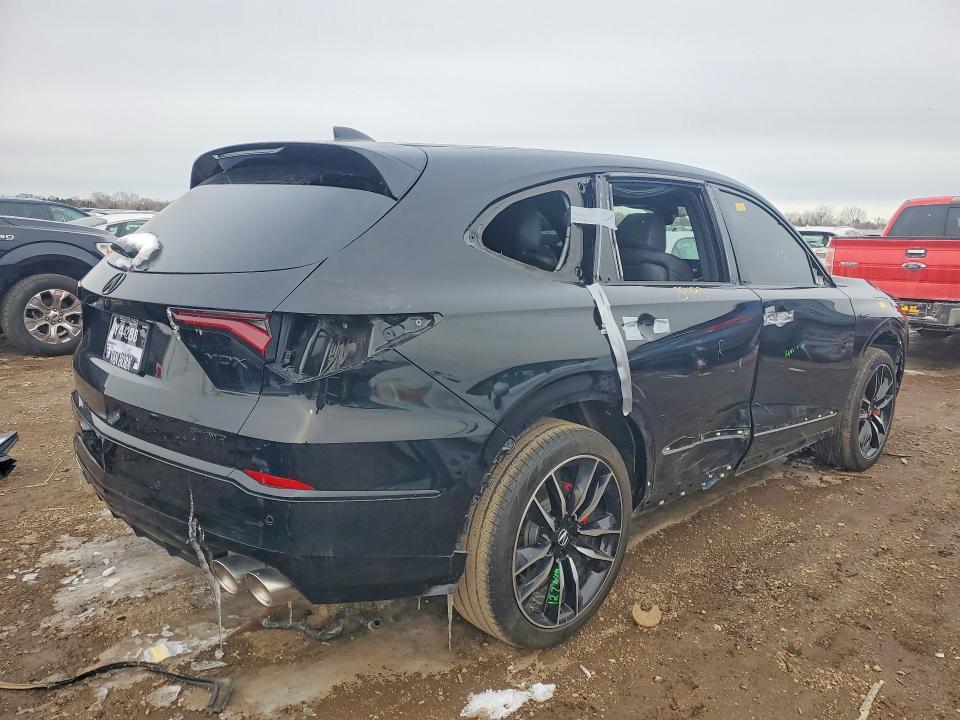 2023 Acura Mdx VIN 5J8YD8H88PL001181 COPART salvage auction — SIDE, Salvage Title, sold $19,100 on 2026-09-01 (photo 3)