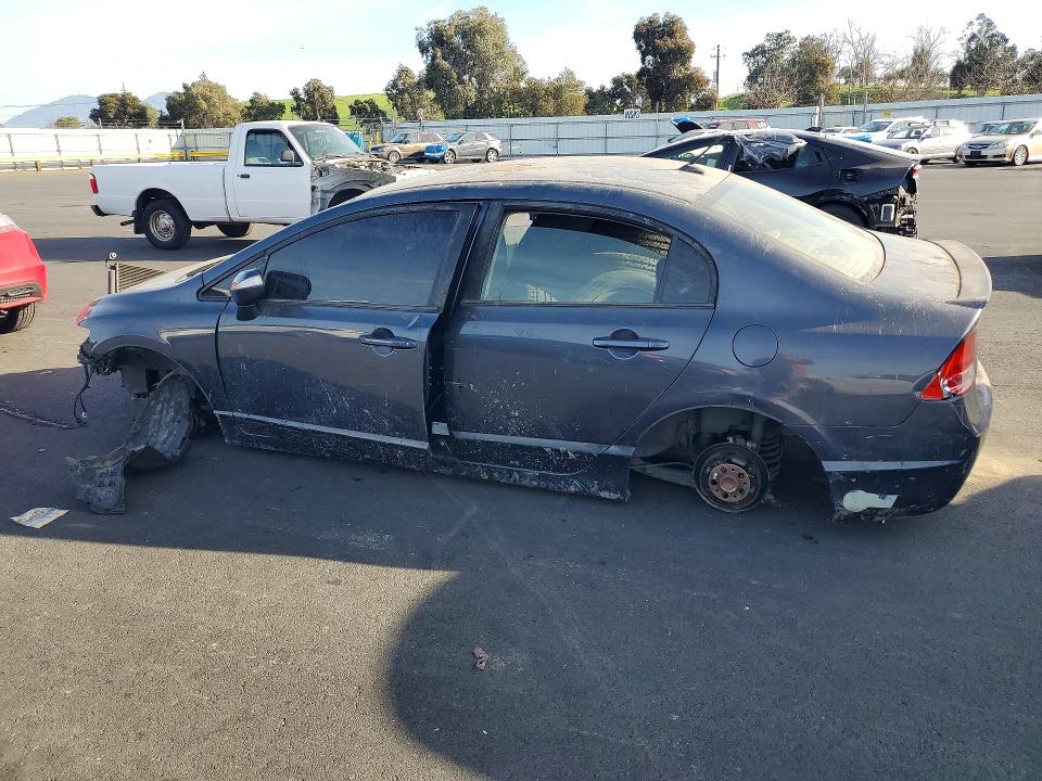 2007 Honda Civic hybrid VIN JHMFA36237S006843 COPART salvage auction — VANDALISM, Ca - Salvage Certificate, sold $50 on 2026-07-08 (photo 2)