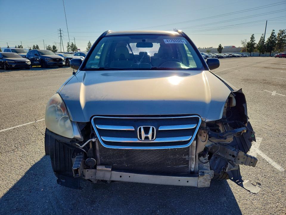 2005 Honda Cr-v VIN JHLRD68535C019584 COPART salvage auction — FRONT END, CA - SALVAGE CERTIFICATE, sold $625 on 2026-07-16 (photo 5)