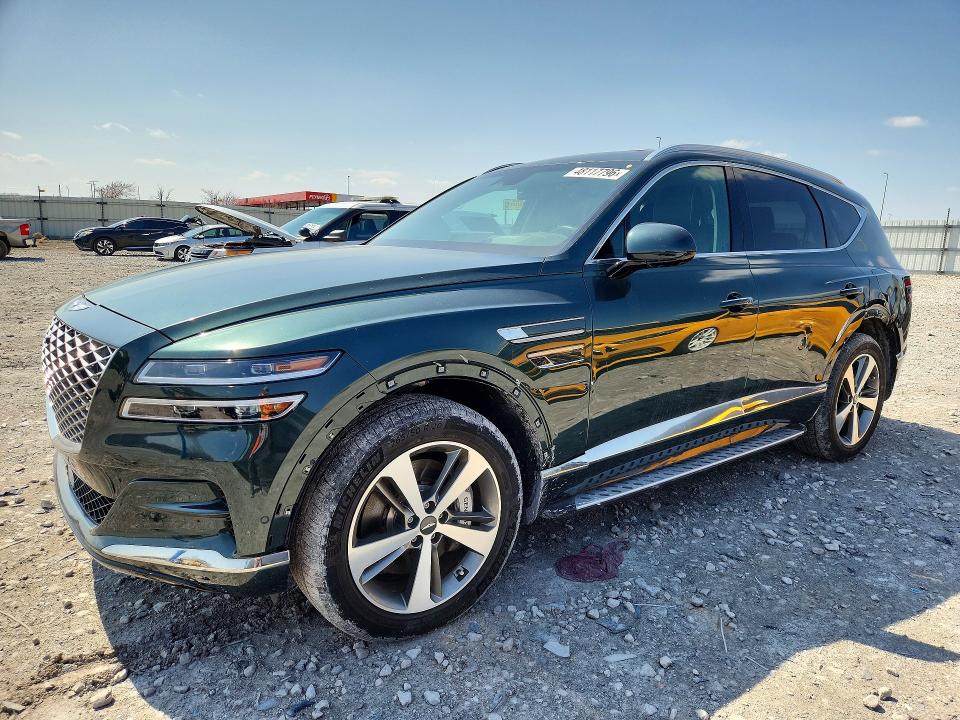 2022 Genesis Gv80 VIN KMUHCESC1NU078198 COPART salvage auction — SIDE, Mo - Cert Of Title-Prior Salvage (P), sold $12,000 on 2026-07-21 (photo 1)