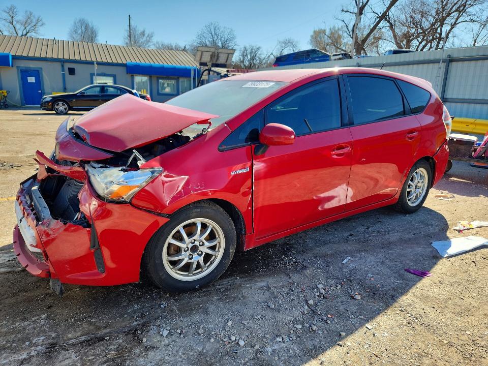 2015 Toyota Prius VIN JTDZN3EU4FJ029316 COPART salvage auction — FRONT END, Ks - Cert Of Title-Salvage, sold $625 on 2026-07-15 (photo 1)