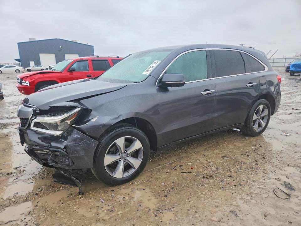 2014 Acura Mdx VIN 5FRYD4H26EB003092 COPART salvage auction — FRONT END, Ut - Salvage Certificate, sold $875 on 2026-07-02 (photo 1)