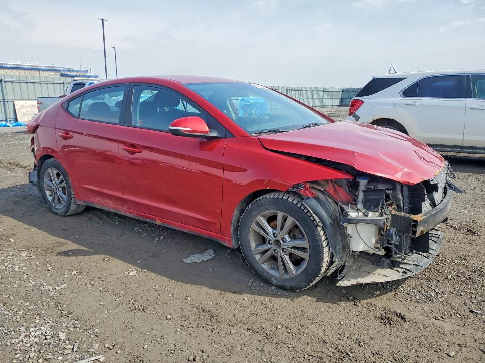 2018 Hyundai Elantra VIN KMHD84LF6JU640060 COPART salvage auction — FRONT END, ON, sold $675 on 2026-07-16 (photo 4)