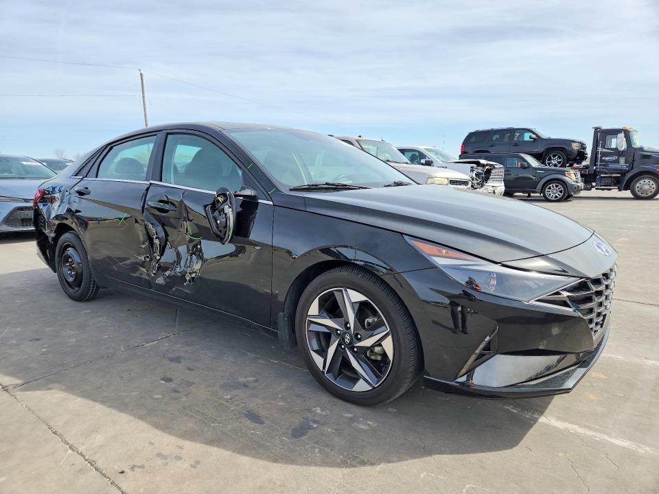 2022 Hyundai Elantra VIN 5NPLN4AG5NH062750 COPART salvage auction — SIDE, Tx - Salvage Vehicle Title, sold $4,650 on 2026-07-20 (photo 4)