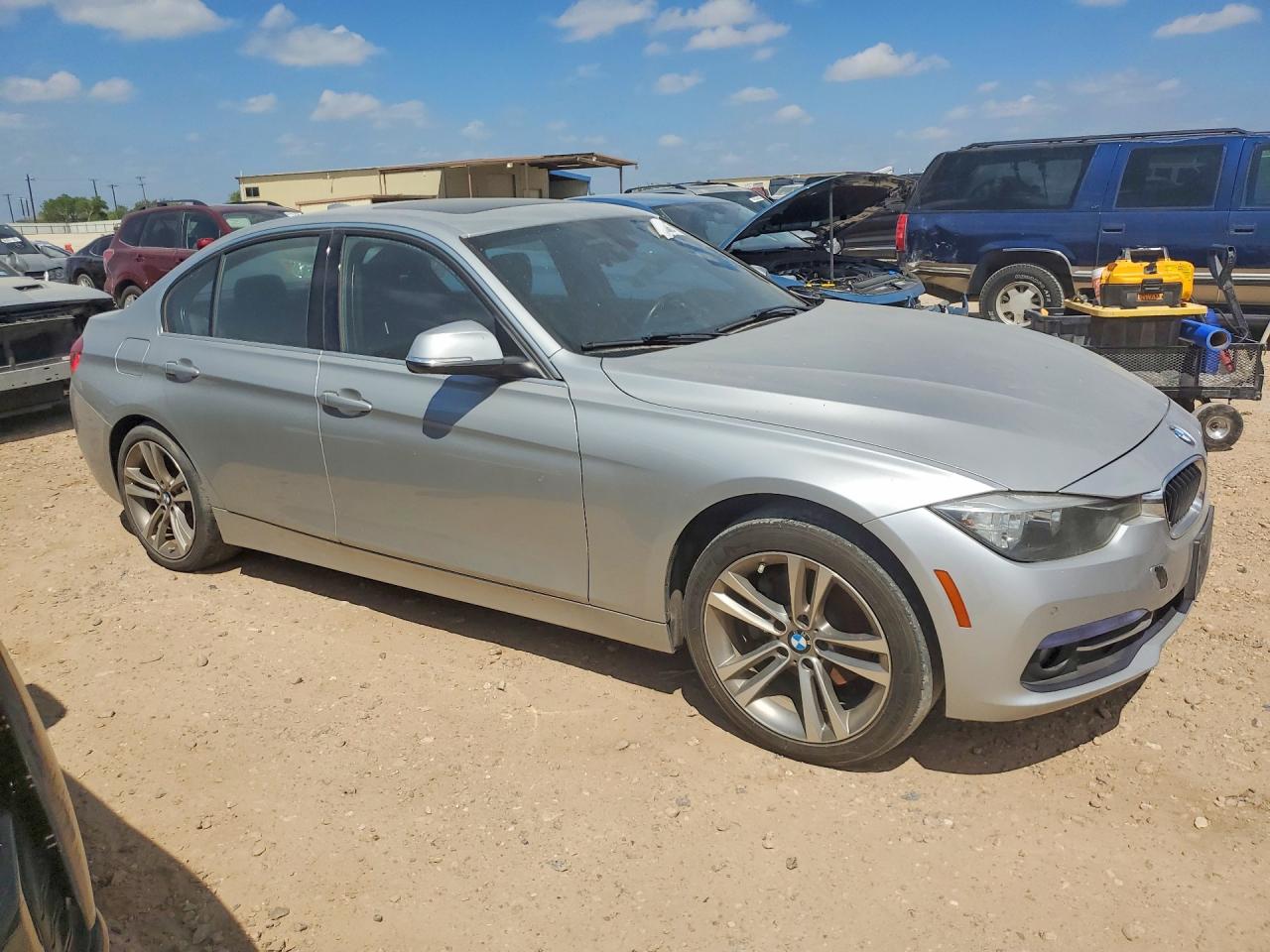 2017 BMW 3 Series VIN WBA8B9G50HNU49127 COPART salvage auction — Mechanical, TX - CERTIFICATE OF TITLE, sold $1,750 on 2026-07-09 (photo 4)